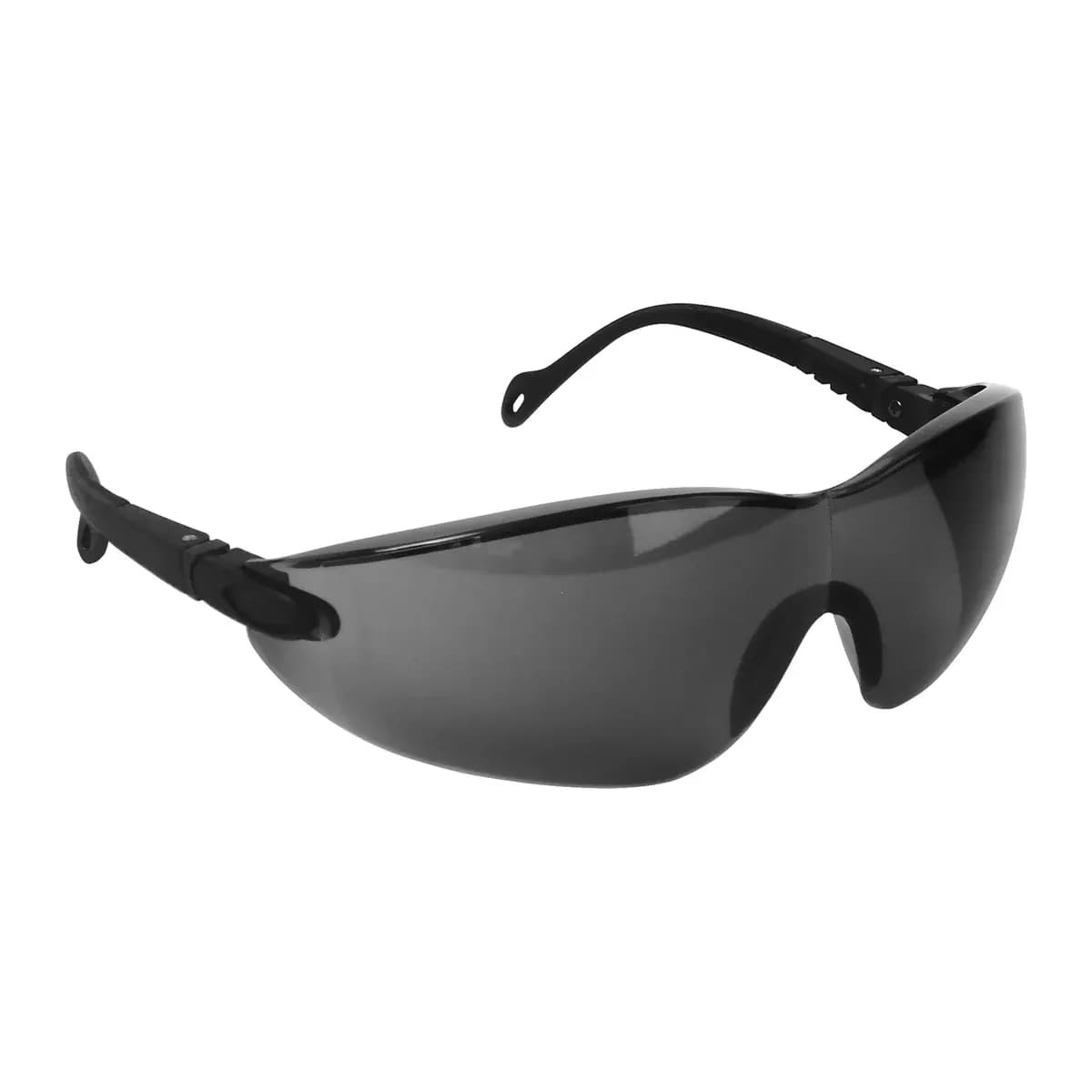 Eclipse™ Safety Specs - Smoke Anti-Scratch Lenses - Black Frames
