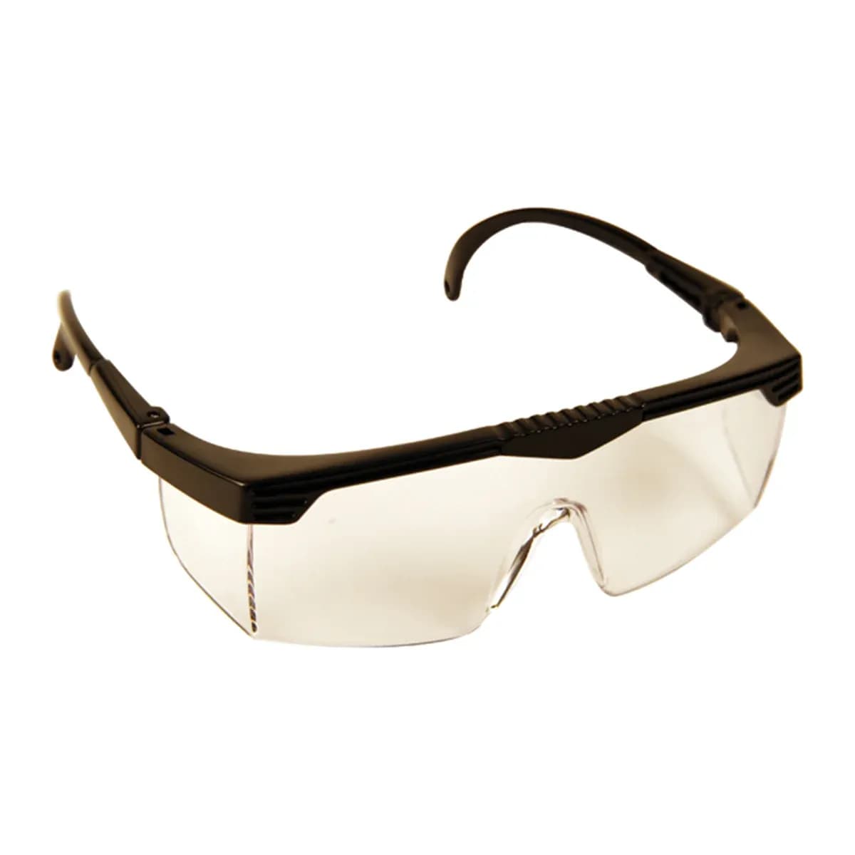 Junior Wraparound Safety Specs - Clear Lenses - Black Frames
