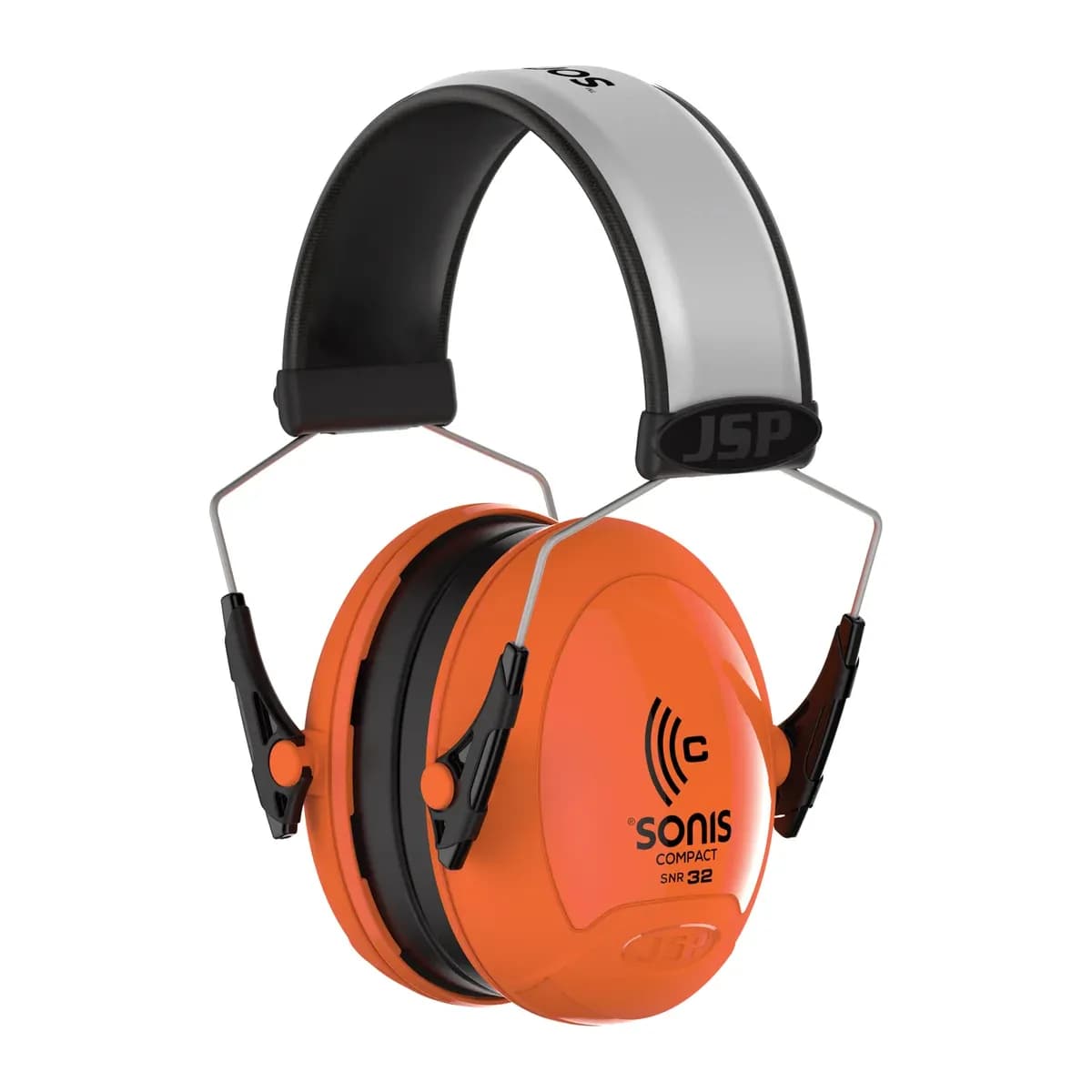 Sonis® Compact Low Profile Extra Visibility Adjustable Ear Defenders - 32dB SNR