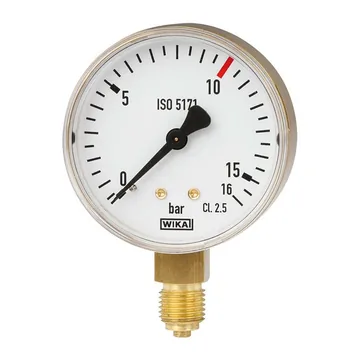 WIKA 111.11, 111.31 Bourdon tube pressure gauge, copper alloy