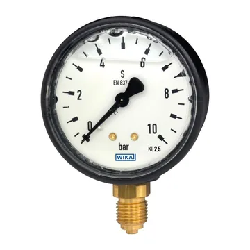 WIKA 113.13 Bourdon tube pressure gauge, copper alloy