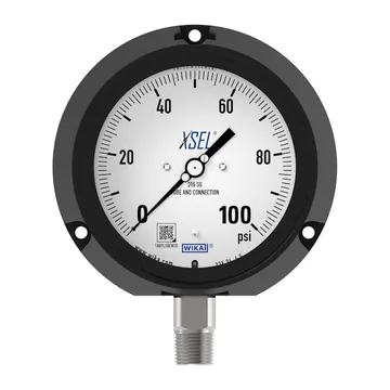 WIKA 232.34, 233.34 Bourdon tube pressure gauge, stainless steel