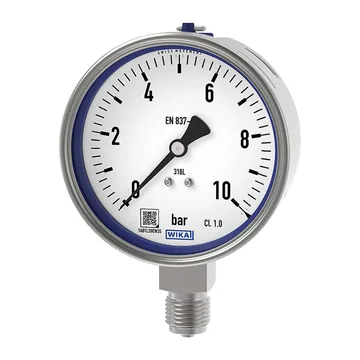 WIKA 232.50, 233.50 Bourdon tube pressure gauge, stainless steel