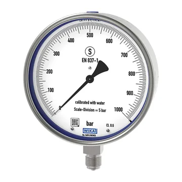 WIKA 332.30, 333.30 Test gauge, stainless steel