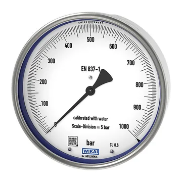 WIKA 332.50, 333.50 Test gauge, stainless steel