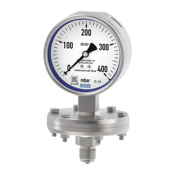 WIKA 432.56, 432.36 Diaphragm pressure gauge for the process industry