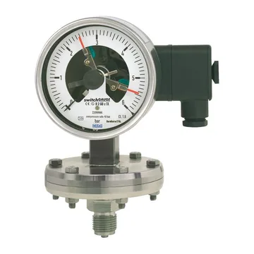 WIKA 432.36+8xx, 432.56+8xx Diaphragm pressure gauge with switch contacts