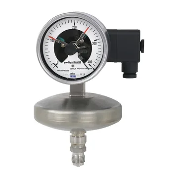 WIKA 532.53+8xx Absolute pressure gauge with switch contacts