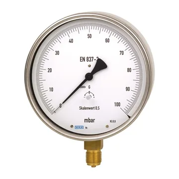 WIKA 610.20, 630.20 Test gauge, copper alloy or stainless steel