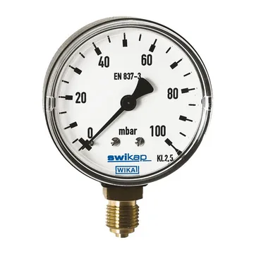 WIKA 611.13 Capsule pressure gauge, copper alloy