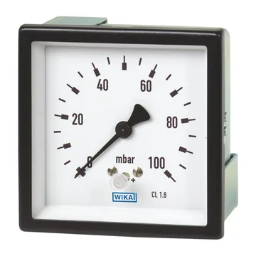 WIKA 614.11, 634.11 Capsule pressure gauge, copper alloy or stainless steel