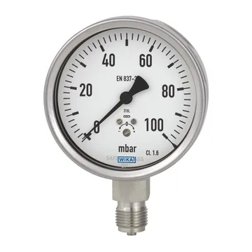 WIKA 632.50, 633.50 Capsule pressure gauge, stainless steel