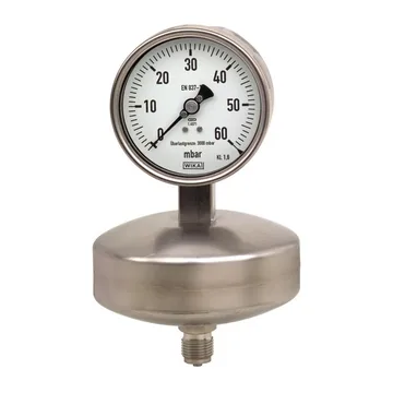 WIKA 632.51 Capsule pressure gauge, stainless steel