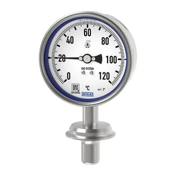 WIKA 74 Gas-actuated thermometer for sanitary applications