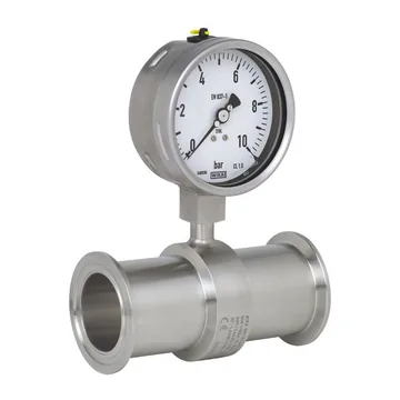 WIKA 981.51 In-line diaphragm seal with sterile connection