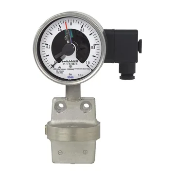 WIKA DPGS43.100, DPGS43.160 Differential pressure gauge with switch contacts
