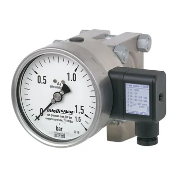WIKA DPGT43HP.100, DPGT43HP.160 Differential pressure gauge with output signal