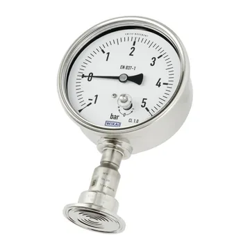WIKA DSS22P Pressure gauge in hygienic design with mounted diaphragm seal