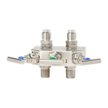 WIKA IV3, IV5 Valve manifold for differential pressure measuring instruments