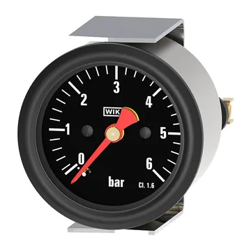 WIKA PG21DPB Duplex pressure gauge per DIN 38030