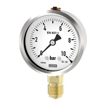 WIKA PG21HD Bourdon tube pressure gauge, heavy-duty version