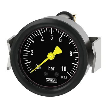 WIKA PG21PB Bourdon tube pressure gauge per DIN 38030
