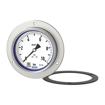 WIKA PG23CP Bourdon tube pressure gauge, stainless steel