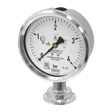 WIKA PG43SA-D Diaphragm pressure gauge, flush
