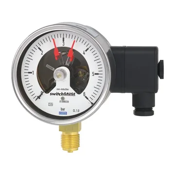 WIKA PGS21.100, PGS21.160 Bourdon tube pressure gauge with switch contacts