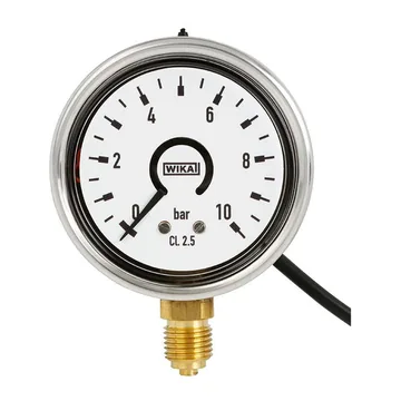 WIKA PGS25 Bourdon tube pressure gauge with electronic pressure switch