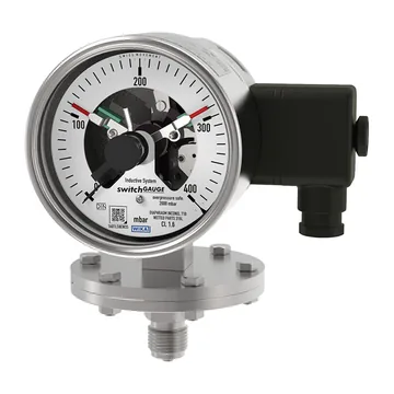 WIKA PGS43.100, PGS43.160 Diaphragm pressure gauge with switch contacts