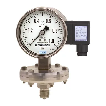 WIKA PGT43HP.100, PGT43HP.160 Diaphragm pressure gauge with output signal