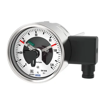 WIKA TGS55 Bimetal thermometer with switch contacts