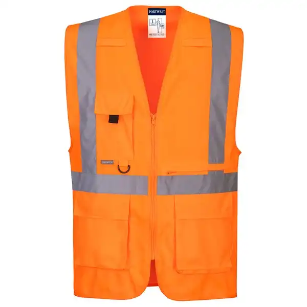 C357 Hi-Vis Tablet Pocket Executive Vest | Portwest