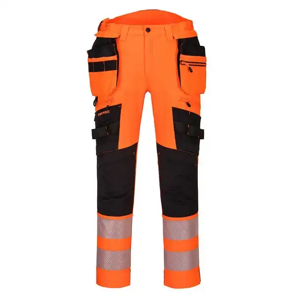 DX442 DX4 Hi-Vis Detachable Holster Pocket Trousers | Portwest