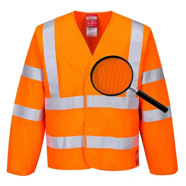 FR85 Hi-Vis Anti Static Jacket - Flame Resistant | Portwest