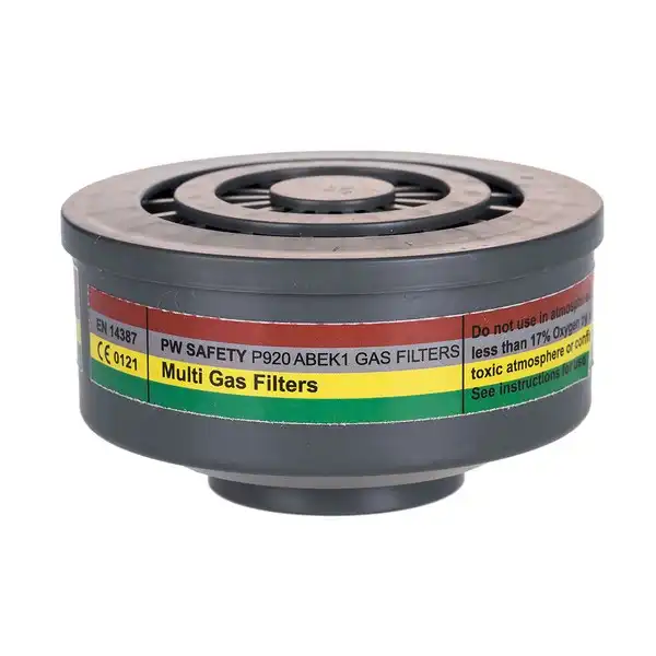 P920 ABEK1 Gas Filter Special Thread Connection (Pk4) | Portwest