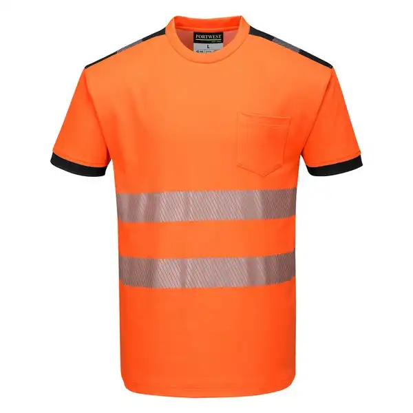 T181 PW3 Hi-Vis Cotton Comfort T-Shirt S/S | Portwest